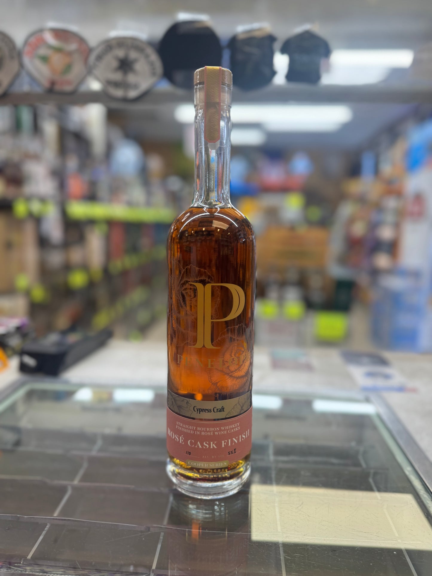 Penelope Single Barrel Rose Cask Finish 110 Proof "Cypress Craft"