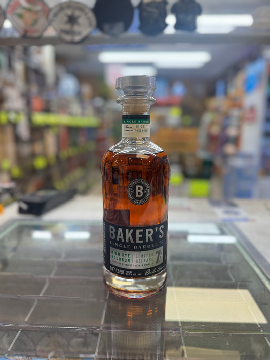 Baker's Single Barrel 7 Year High Rye Bourbon