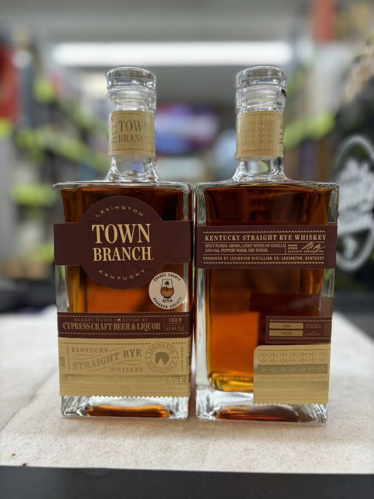 Town Branch "Single Barrel Select" Town Branch Rye Whiskey