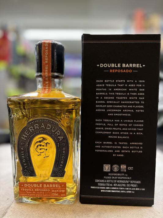 Herradura Double Barrel Reposado Single Barrel Select 750 ml