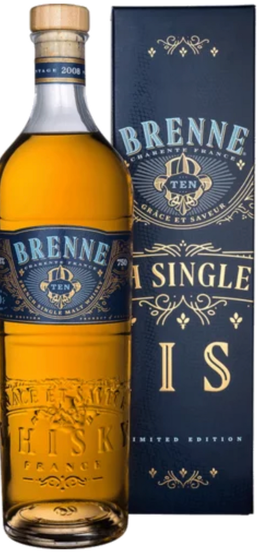 Brenne French Single malt whiskey Aged 10 years 750 ml