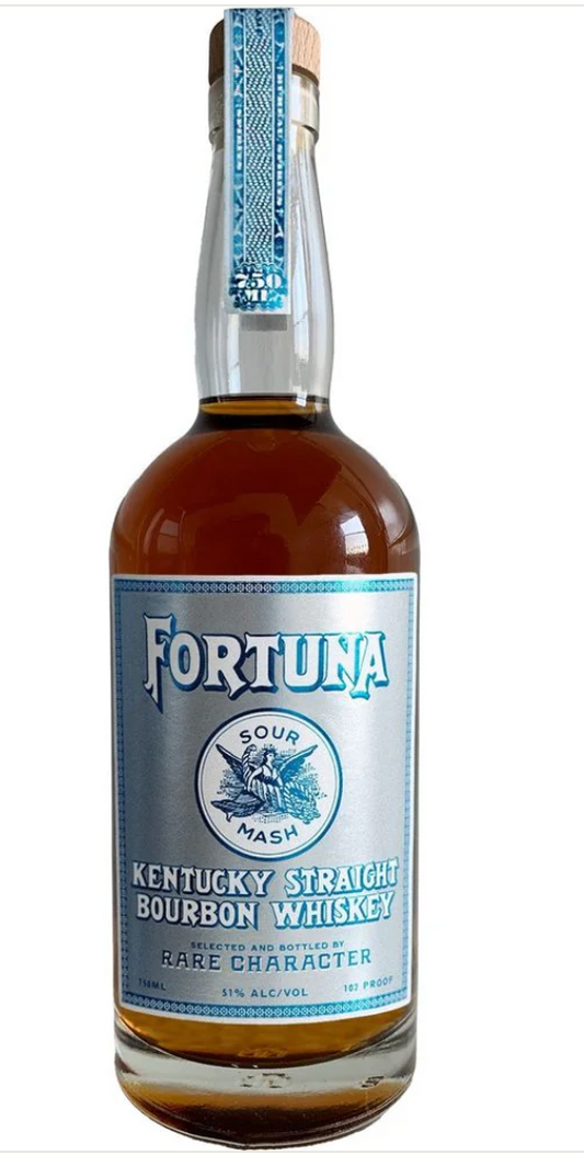 Fortuna Kentucky Straight Bourbon Whiskey Rare Character Fortuna Sour Mash