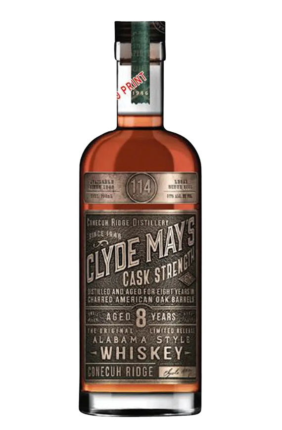 Clyde May's 8yr cask Whiskey 750ml