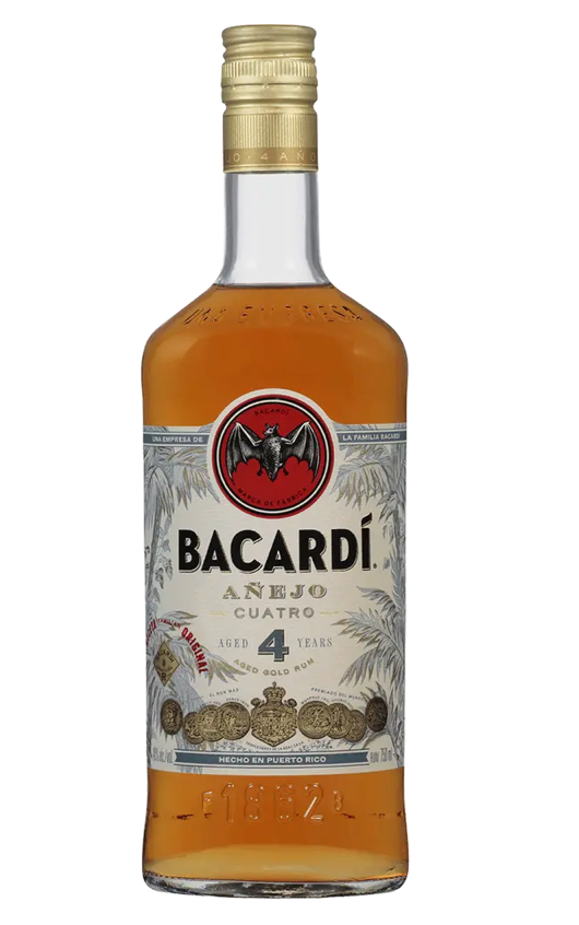 Bacardi Anejo Cuatro Rum (4 Years Old)