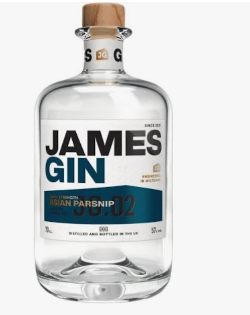 James Gin navy strength asian parsnip 700 ml