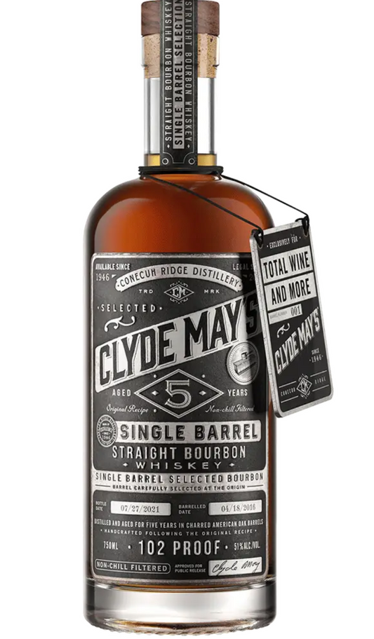 Clyde May's 5 Year Single Barrel select (OCBS) 750 ml