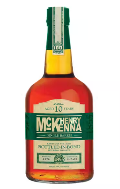 Henry McKenna Bourbon Single Barrel 10 Year Bottled In Bond 750 ml