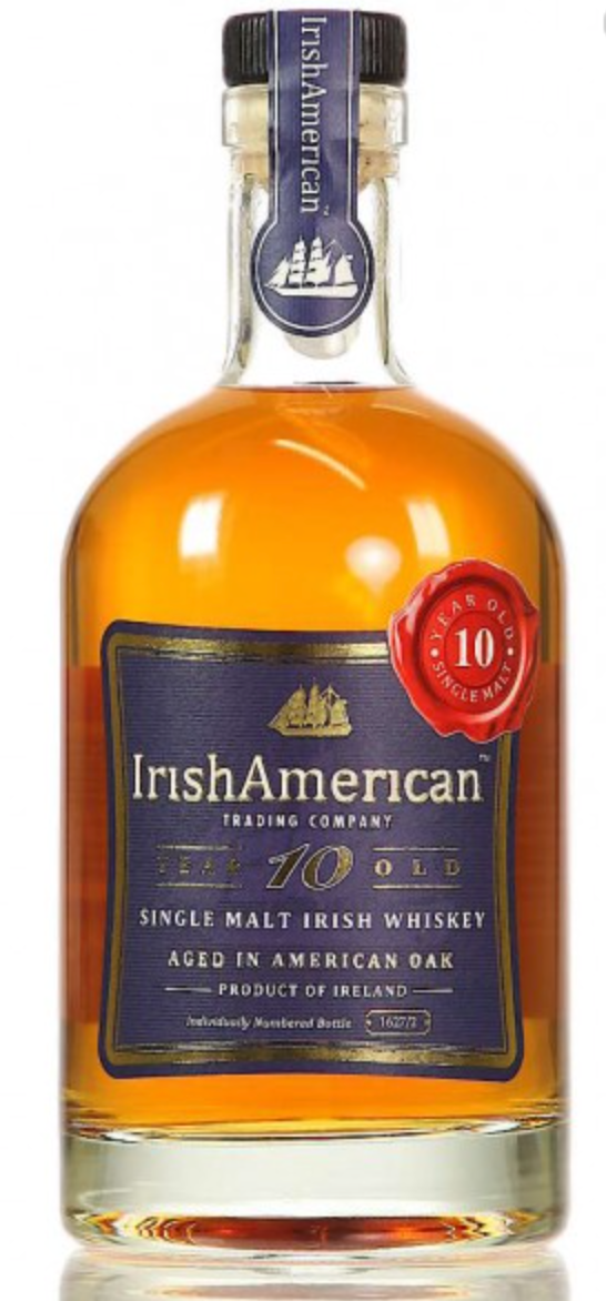 Irish American 10 Year Single Malt Whiskey