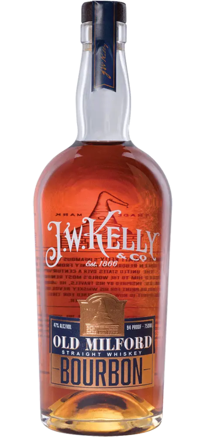 J.W. Kelly Old Milford Bourbon