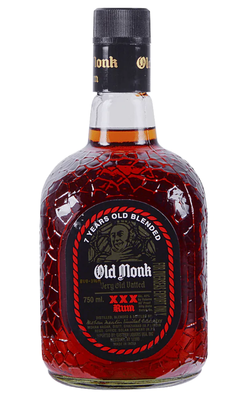 Old Monk Rum 7 Year 750ml Bottle