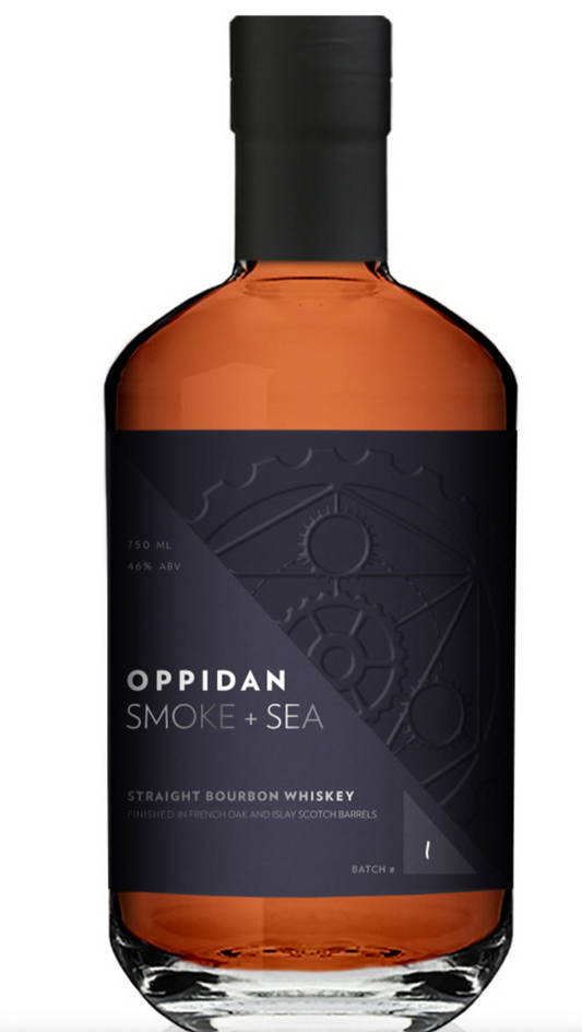 Oppidan Smoke + Sea Straight Bourbon Whiskey