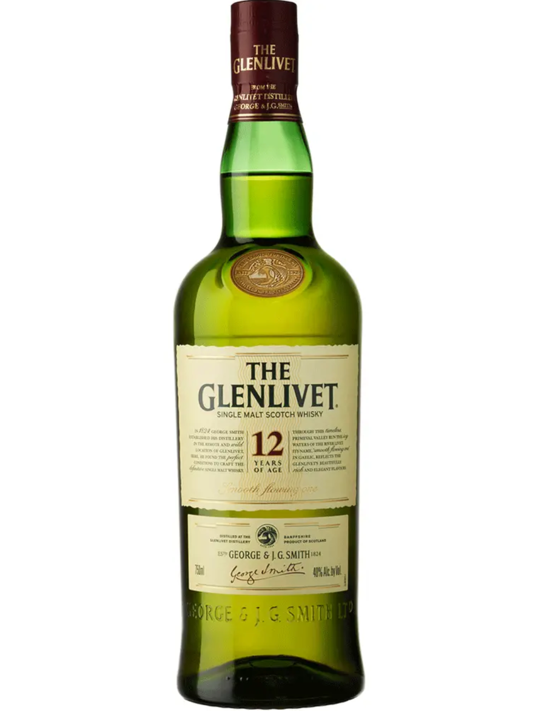 The Glenlivet 12 Year Single Malt Scotch Whiskey