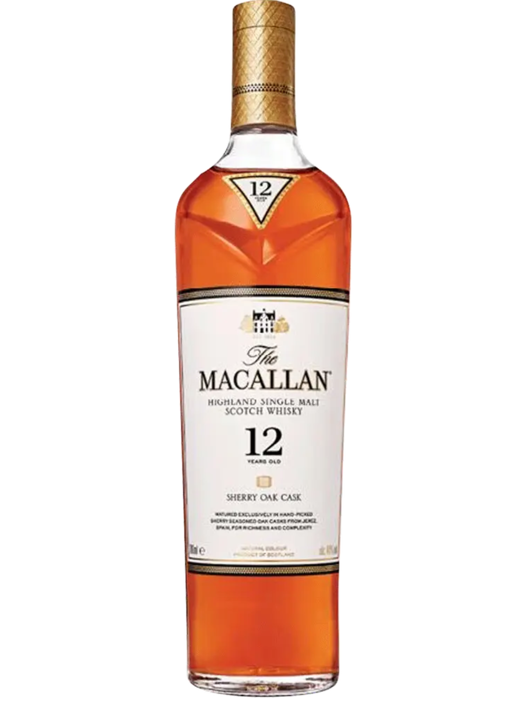 The Macallan Sherry Oak 12 Years Old 750ml Bottle